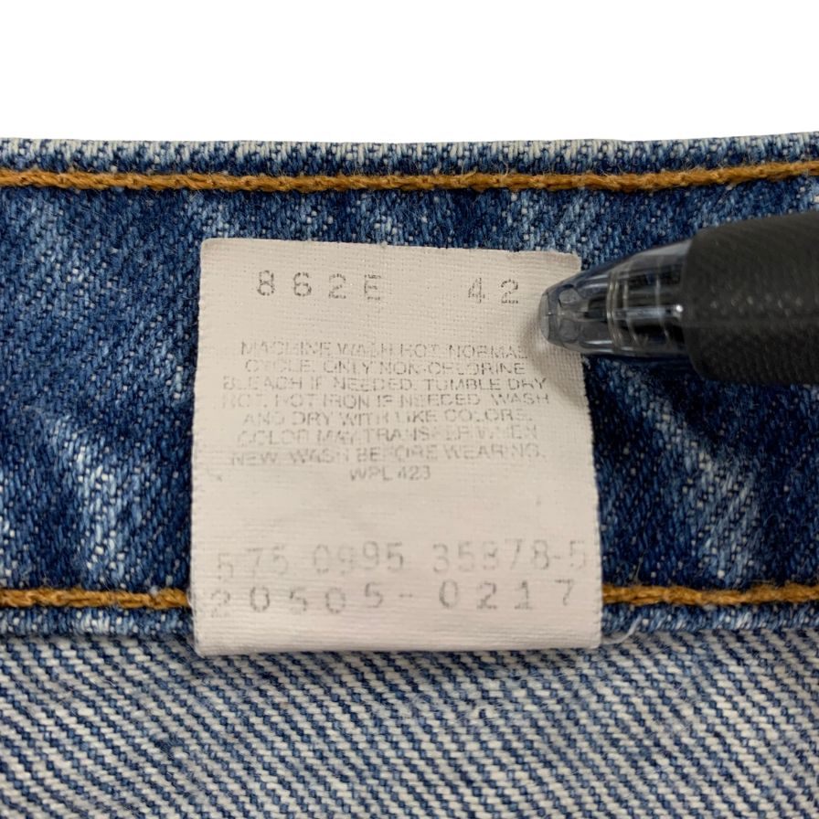 リーバイス デニムパンツ 505 90年代 USA製 ボタン裏575 インディゴ メンズ サイズ W38 L30 LEVI’S 【AFB33】