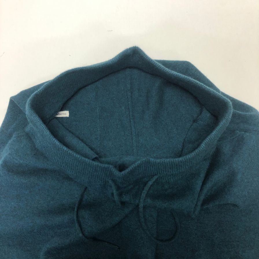新品同様◆キャッシュ＆バルバ モンゴリアン カシミヤ ニット セットアップ OMCST001 グリーン サイズ2 Cash & Barba 【AFG1】