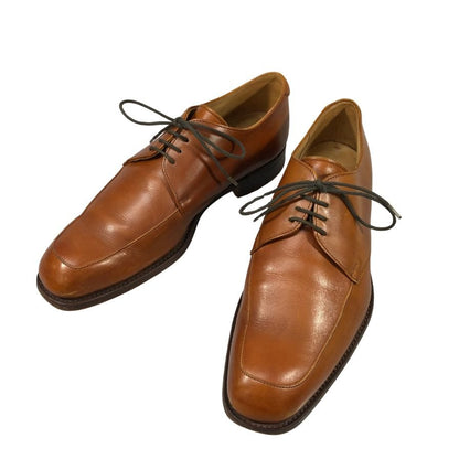 ポールスミス レザーシューズ Uチップ イングランド製 メンズ サイズ UK7 ブラウン PaulSmith 約25.5cm【AFC53】