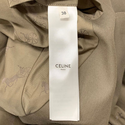 新品同様◆セリーヌ バイ エディスリマン トレンチコート 2M648984C ベージュ サイズ38 レディース CELINE 【AFF19】