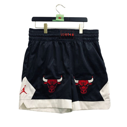 ジョーダン シカゴ ブルズ ショーツ ブラック×ホワイト サイズL JORDAN CHICAGO bulls 【AFB22】