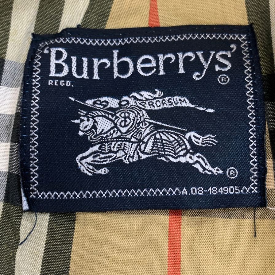 中古◆バーバリー バルカラーコート 90年代 旧タグ ブラウン メンズ サイズ表記なし Burberry 【AFB32】