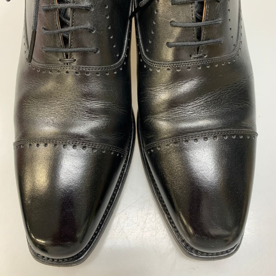 スコッチグレイン ベルオム 756 内羽 キャップトゥ メンズ ブラック サイズ25 SCOTCH GRAIN 約25.0cm【AFC42】