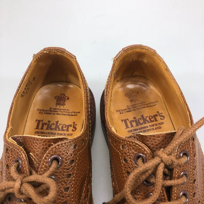 トリッカーズ バートン グレインレザー メンズ  ブラウン サイズUK6.5 Tricker's ビジネスシューズ 約25.0cm【LA】【中古】