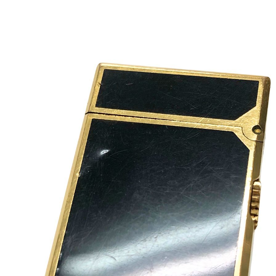ダンヒル ライター ローラー ブラック ゴールド 不動品 dunhill