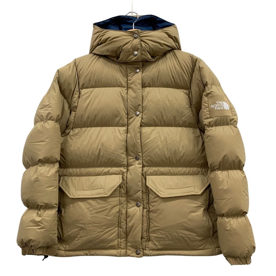 中古◆ザ ノースフェイス ダウンジャケット NDW92230 キャンプシェラショート レディース サイズXL ベージュ系 THE NORTH FACE 【AFA3】