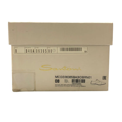 サントーニ レザーシューズ ストレートチップ ブラック メンズ サイズ8 B40A 06365 Santoni 約27.0cm【AFD3】