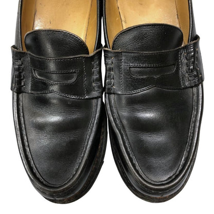 パラブーツ ローファー ランス レザー ブラック サイズ8 メンズ PARABOOT REIMS ローファー 約26.5cm【LA】【中古】