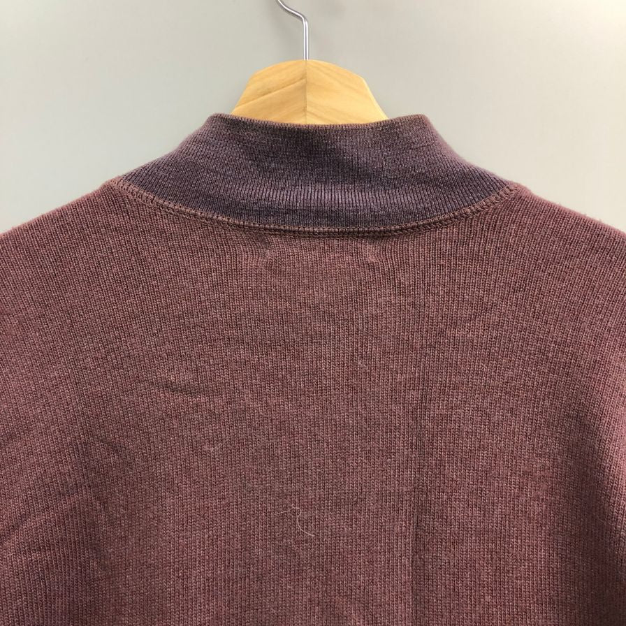 中古◆ストーンアイランド ヴィンテージ  ウール混 トップス セーター イタリア製 ボルドー系 メンズ サイズM Stone Island 【AFB2】