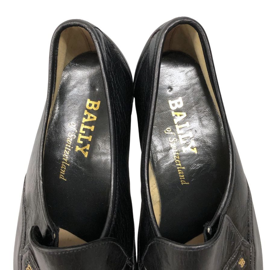 バリー レザーシューズ ローファー 530966 ブラック メンズ サイズUK6 BALLY 約24.5cm【AFC45】