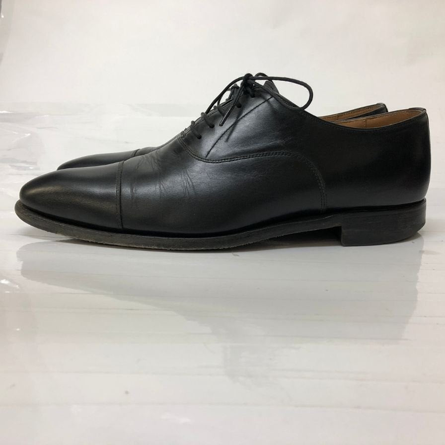 スコッチグレイン 内羽根 レザーシューズ ブラック ラスト0656 サイズ25ハーフ SCOTCH GRAIN 約25.5cm【AFD12】