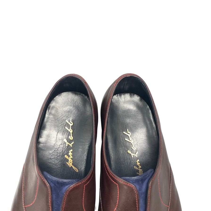 中古◆ジョンロブ スリッポン マンセル レザー ブラウン サイズ不明 メンズ JOHN LOBB MANSELL【AFC40】