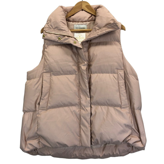 美品◆バンヤードストーム ダウンベスト ピンク系 レディース サイズ0 BARNYARDSTORM 【AFA10】