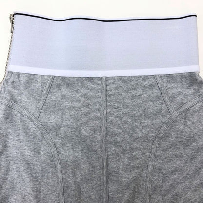 アレキサンダーワン タイトスカート サイドジップ グレー レディース サイズS ALEXANDER WANG【AFB4】