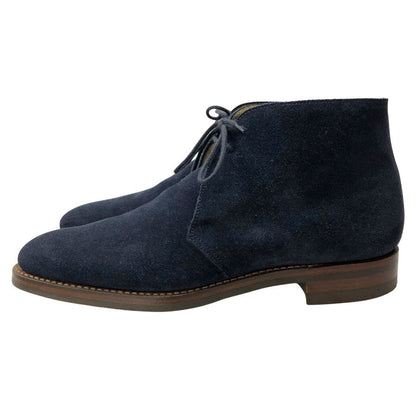 クロケット&ジョーンズ チャッカブーツ チャートシー ポールスミス別注 スエード ネイビー サイズ6.5E CROCKETT&JONES CHERTSEY 約25.0cm【AFC4】