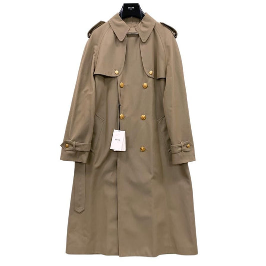 新品同様◆セリーヌ バイ エディスリマン トレンチコート 2M648984C ベージュ サイズ38 レディース CELINE 【AFF19】