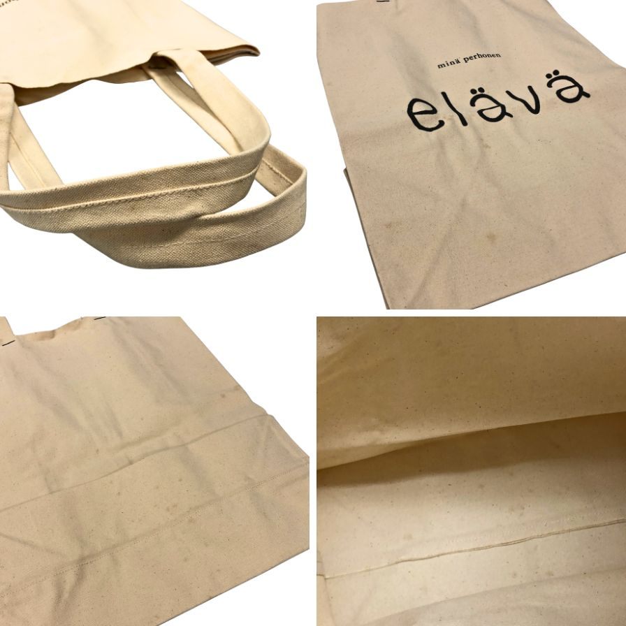 ミナペルホネン エラヴァ トートバッグ ショッパー レディース  ベージュ mina perhonen  elava【AFE9】