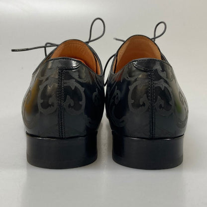 チェントフェリーナ レースアップシューズ ブラック メンズ サイズ7 Cento felina 約25.5cm【AFC14】