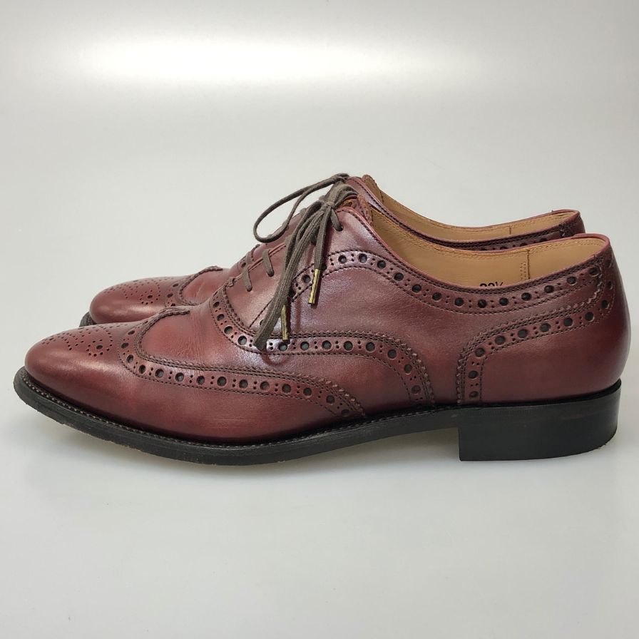 スコッチグレイン 805 アノネイ クロムフリー革 ウイングチップ 23.5 3E ボルドー SCOTCH GRAIN 約23.5cm【AFD6】