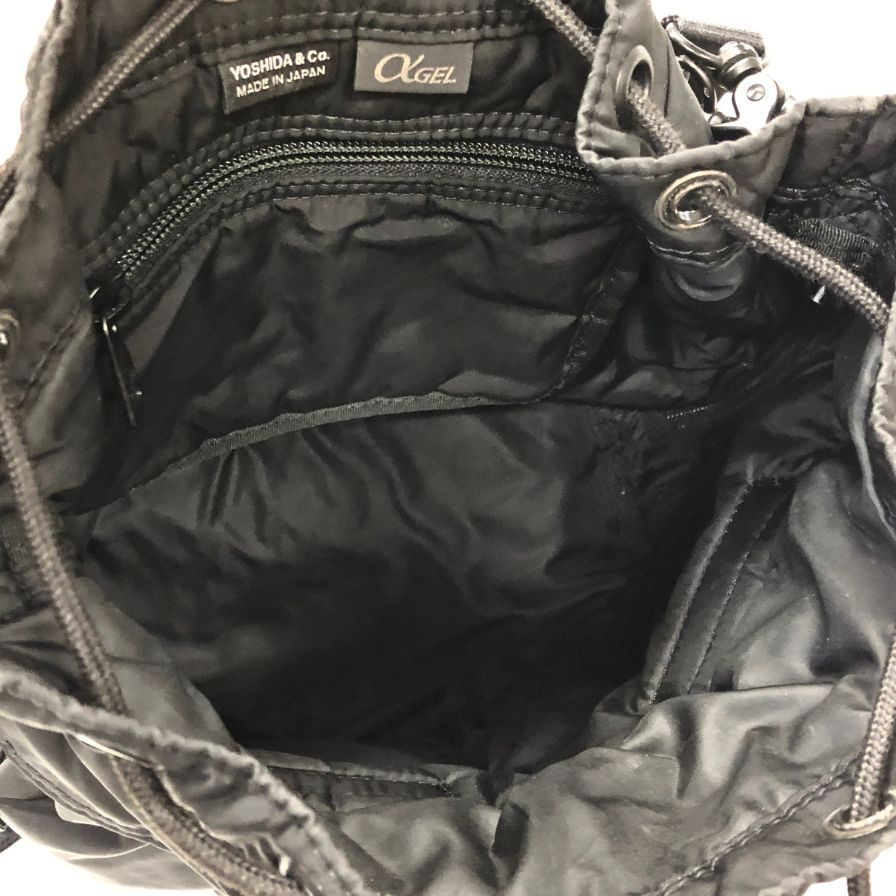 ポーター  αゲル センシズ 2way ショルダーバッグ メンズ ブラック PORTER αGEL【AFE10】