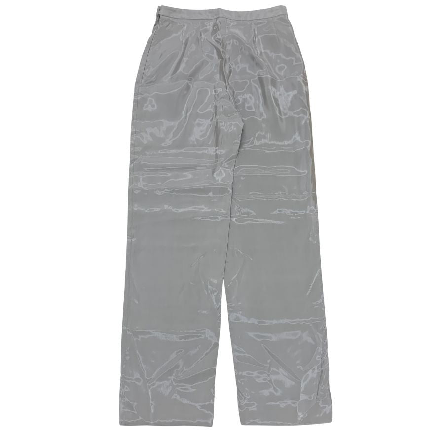 ジョルジオアルマーニ パンツ サイドジップ グレー レディース  サイズ38 GIORGIO ARMANI 【AFB35】