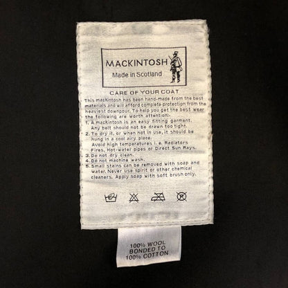 美品◆マッキントッシュ×ハイク フーデッドコート ライナー付き ブラック メンズ サイズ1 MACKINTOSH×HYKE 【AFA20】