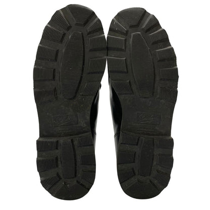 パラブーツ レザーシューズ ミカエル チロリアン トリコロールタグ サイズ39.5 メンズ ブラック PARABOOT MICHAEL ビジネスシューズ 約24.5cm【LA】【中古】