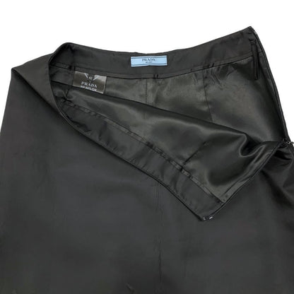 プラダ 20SS スカート リナイロン レディース ブラック サイズ42 21Y886 PRADA【AFB22】