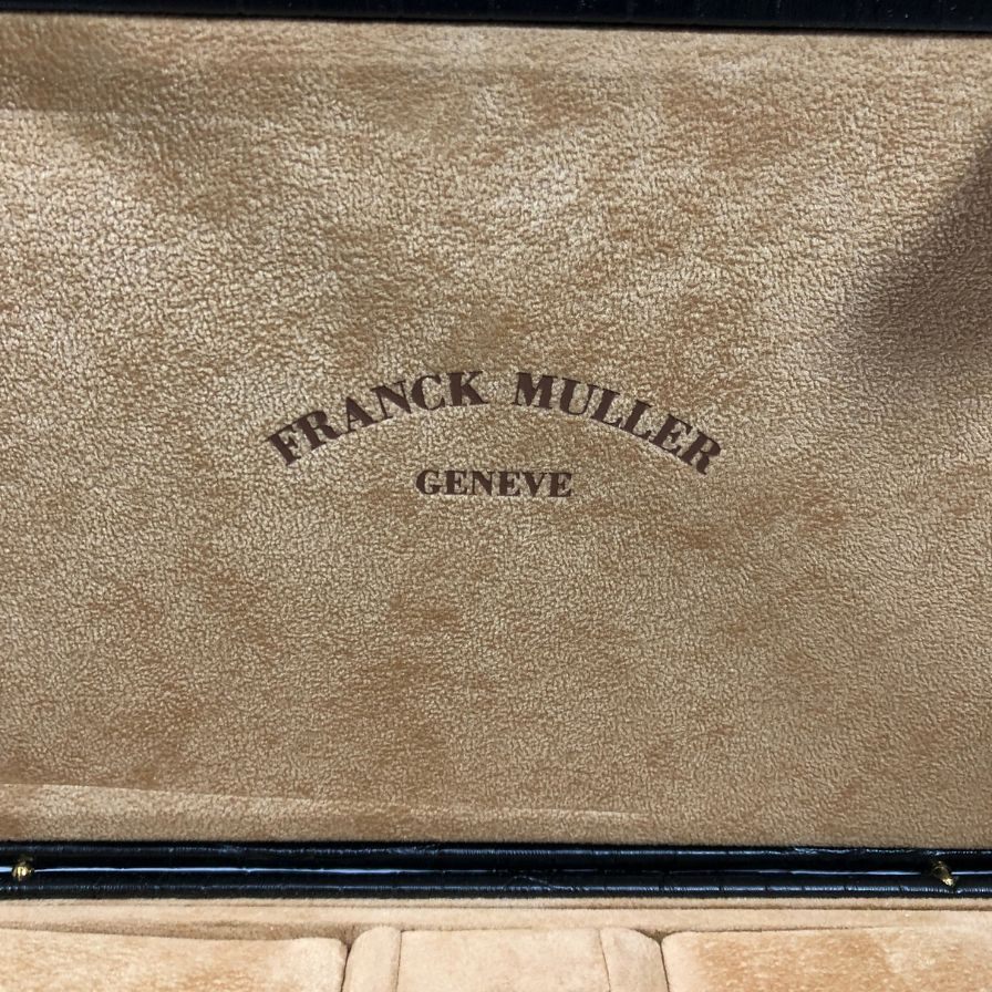 フランクミュラー ウォッチケース 腕時計用 レザー クロコ型押し 空箱 FRANCK MULLER【AFI28】【中古】