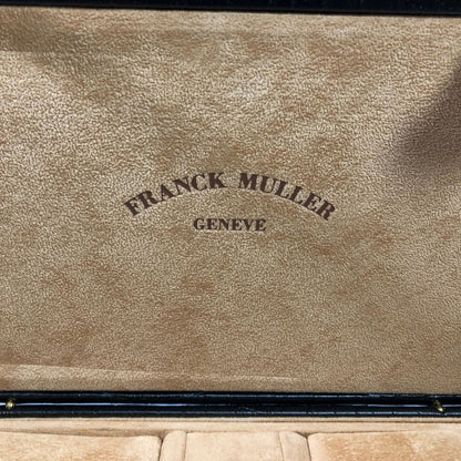 フランクミュラー ウォッチケース 腕時計用 レザー クロコ型押し 空箱 FRANCK MULLER【AFI28】【中古】