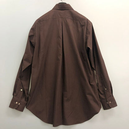 極美品◆マーカウェア ドレスシャツ  A26B02SH01C ブラウン メンズ サイズ2 MARKAWARE 【AFB15】