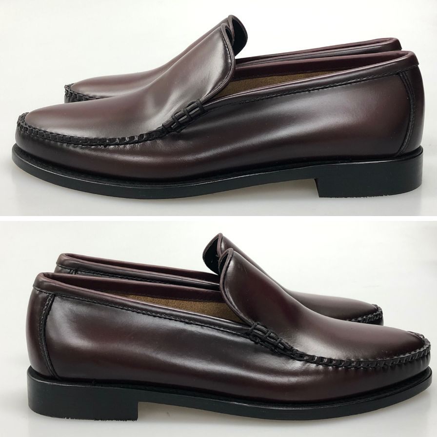 ジーエイチバス レザーシューズ ローファー バーガンディ メンズ サイズ8.5 G.H.Bass&Co. ローファー 約27.0cm【LA】【中古】