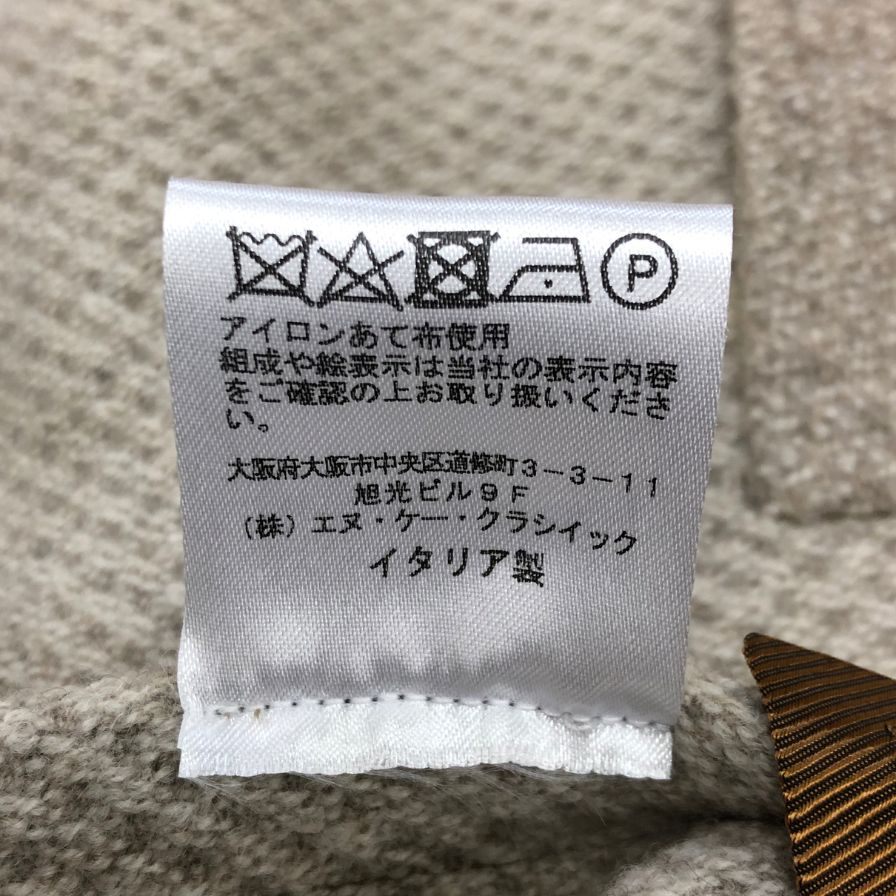 新品同様◆スティレラティーノ テーラードジャケットベージュ カシミア混 サイズ48  Stile Latino 【AFB13】