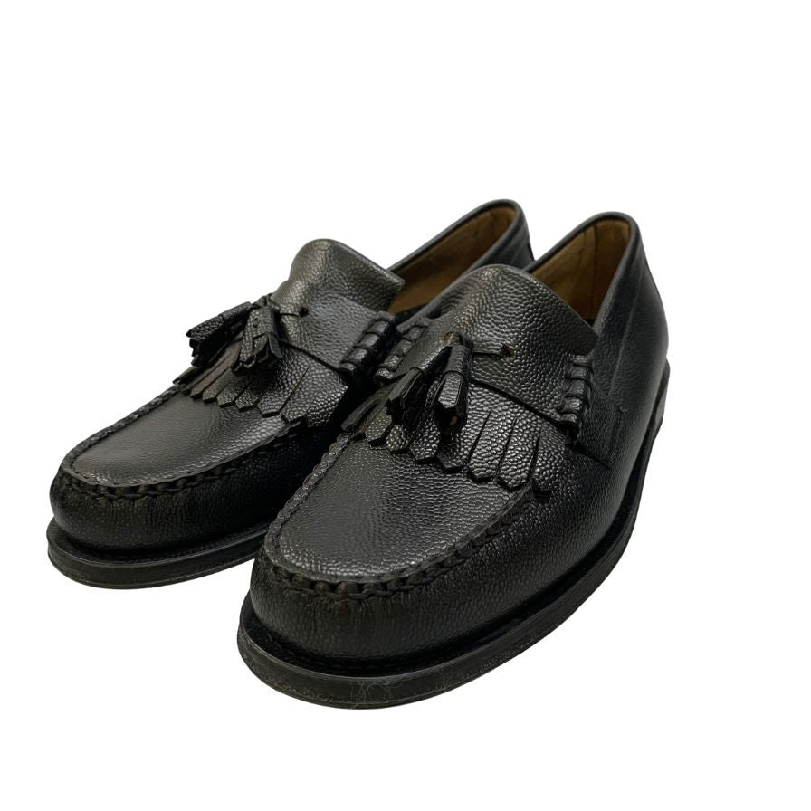 ジーエイチバス タッセルローファー ウィージャンズ ラーソン シボレザー サイズ10 メンズ ブラック G.H.Bass&Co. WEEJUNS LARSON 約28.0cm【AFD14】