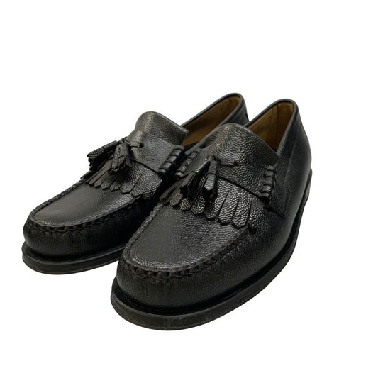 ジーエイチバス タッセルローファー ウィージャンズ ラーソン シボレザー サイズ10 メンズ ブラック G.H.Bass&Co. WEEJUNS LARSON 約28.0cm【AFD14】