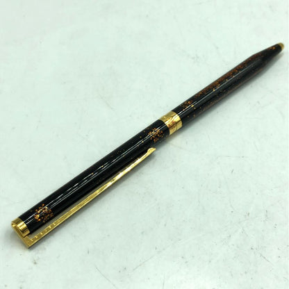 デュポン ボールペン ツイスト式 LAQUE DE CHINE マーブル柄 ブラウン系 ゴールド S.T.Dupont【AFI12】