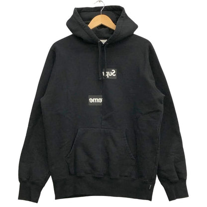美品◆シュプリーム コムデギャルソン パーカー スプリットボックスロゴ サイズ M supreme 【AFB12】