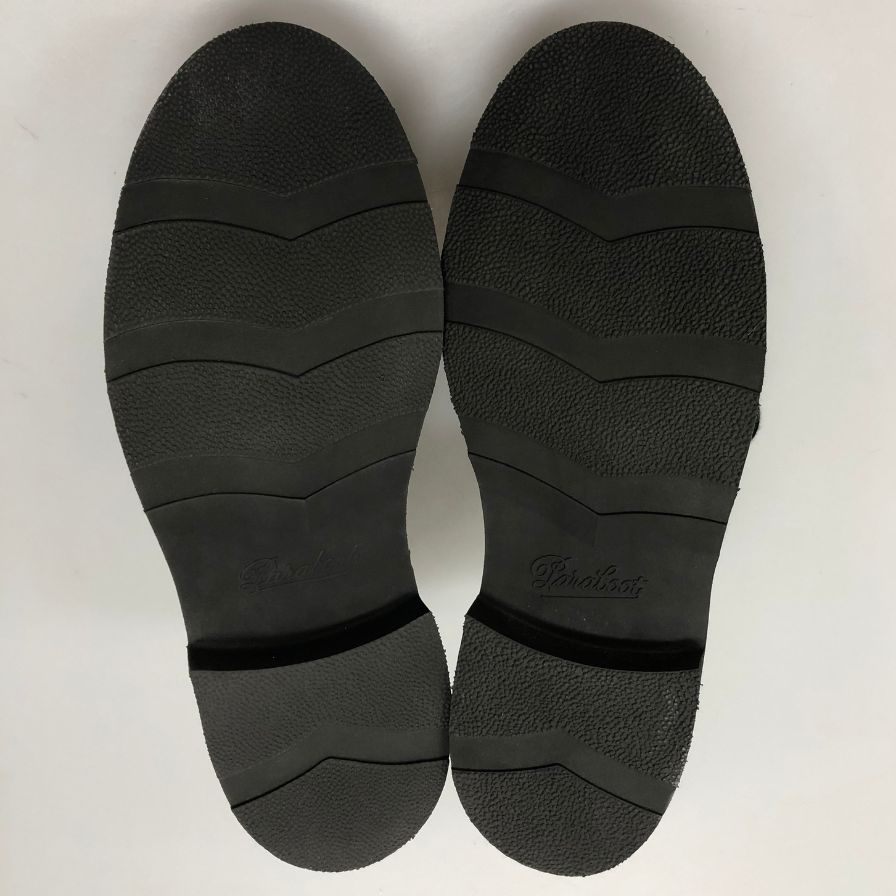 パラブーツ レザーシューズ ミカエル チロリアン ラフィア ブラック サイズ5.5 PARABOOT MICHAEL ビジネスシューズ 約24.5cm【LA】【中古】
