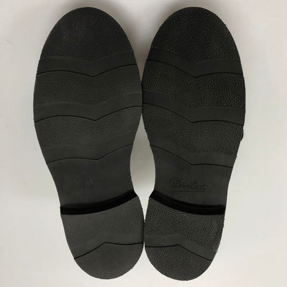 パラブーツ レザーシューズ ミカエル チロリアン ラフィア ブラック サイズ5.5 PARABOOT MICHAEL ビジネスシューズ 約24.5cm【LA】【中古】