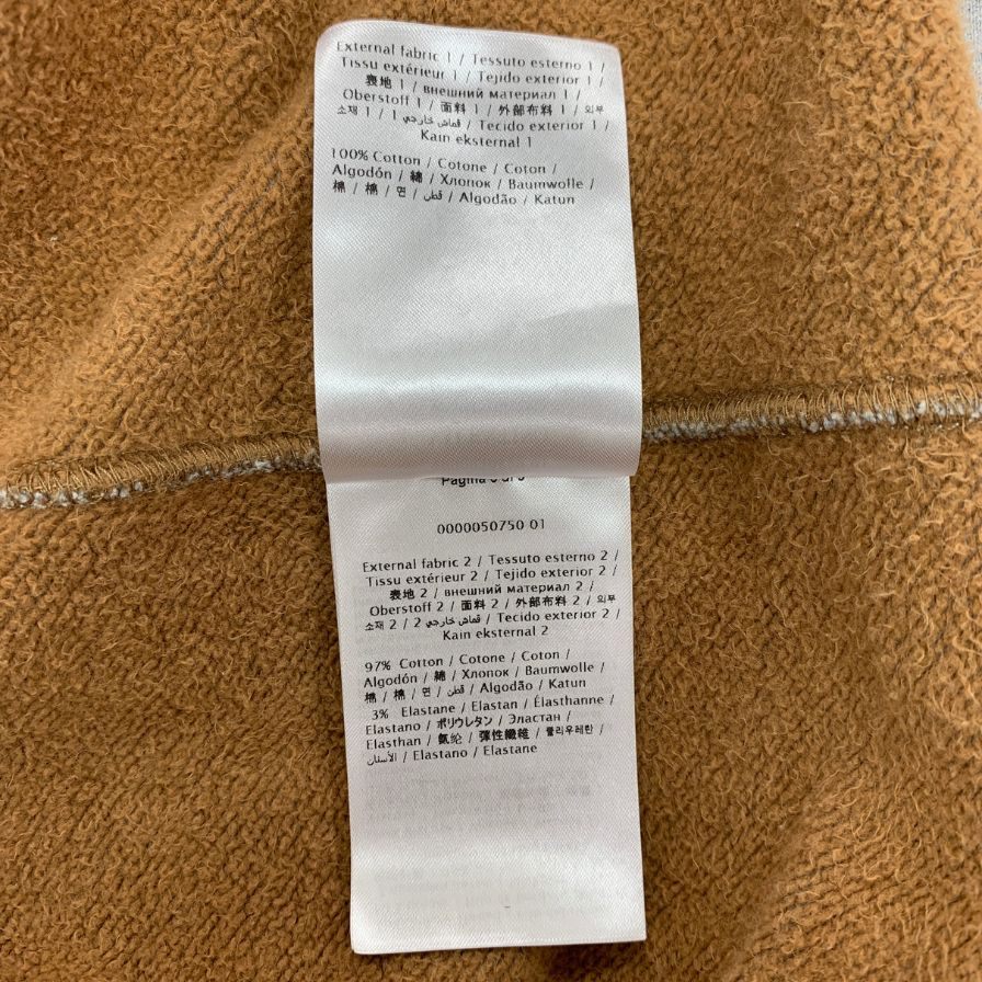 中古◆バレンティノ パーカー 21AW カットオフ デザイン 裏起毛 プルオーバー 刺繍 ロゴ WV3MF19D7M0 グレー メンズ サイズM VALENTINO 【AFB26】