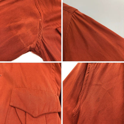 中古◆ピルグリム 50-60S ロングスリーブシャツ ブラウン系 メンズ サイズ14.5 Pilgrim 【AFB5】