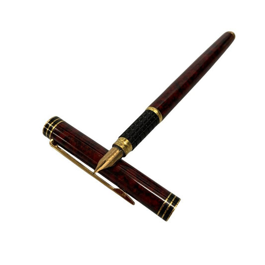 中古◆ウォーターマン 万年筆 アイデアル ペン先18K レッド系 WATERMAN IDEAL【AFI18】