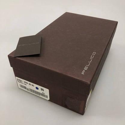 ペリーコ パンプス スエード オレンジ系 35 PELLICO 約22.0cm【AFD7】