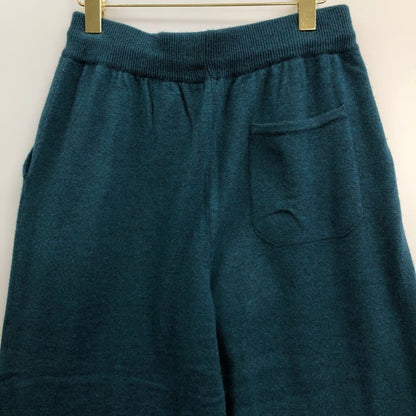 キャッシュ＆バルバ モンゴリアン カシミヤ ワイドパンツ OMCPT001 グリーン サイズ2 Cash & Barba 【AFB8】