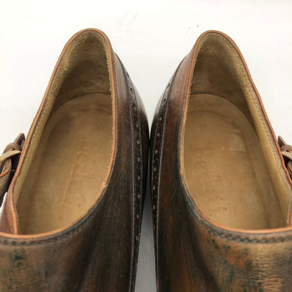 ベルルッティ レザーシューズ シングルモンク パティーヌ メダリオン プレーントゥ メンズ ブラウン系 サイズUK6 Berluti 約25.0cm【PTM】