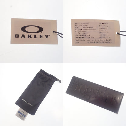 新品同様◆オークリー フラグメント サングラス フロッグスキン Frogskins OO9245 ブラック系 OAKLEY fragment【AFI11】