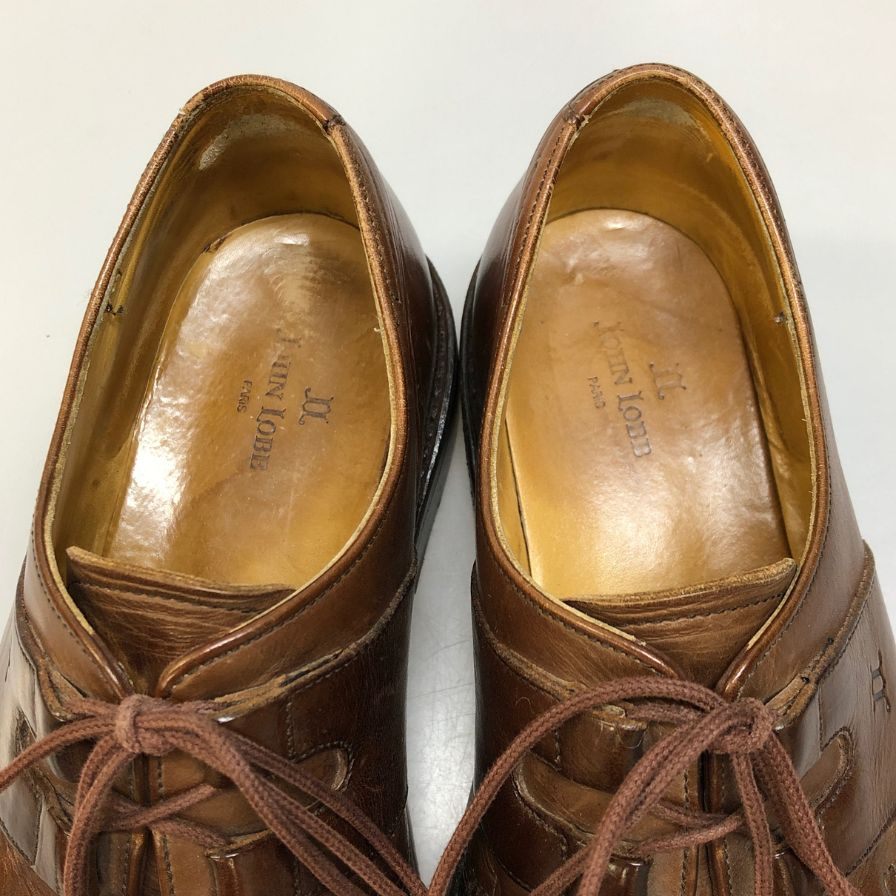 ジョンロブ コテージライン ウラヌス ギリーシューズ ブラウン UK6.5 JOHN LOBB URANUS ビジネスシューズ 約25.0cm【LA】【中古】
