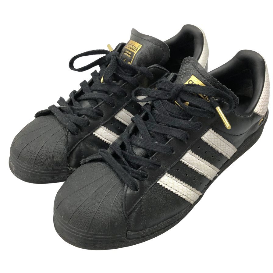 アディダス × アトモス ローカットスニーカー スーパースター レザー ゴアテックス ID3265 別注 ブラック メンズ サイズ27.5cm Adidas Atomos 約27.5cm【AFC3】