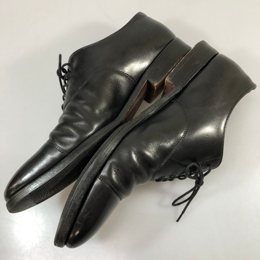 ジョンロブ レザーシューズ ストレートチップ シティ2 7000ラスト カーフ メンズ ブラック サイズUK7E JOHN LOBB ビジネスシューズ 約25.5cm【LA】【中古】