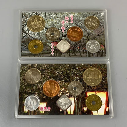 【14セット】造幣局 桜の通り抜け 貨幣セット 銀メダル付随 2000～2010 額面666円 MINT SET【AFI9】【中古】